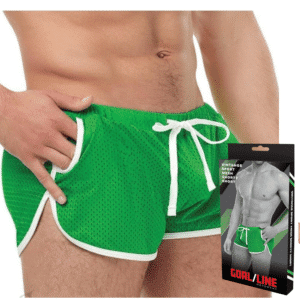 Sexy Clothing Male Shorty Short Green S-M