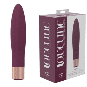 Silicone Rechargeable Vibrator - Burgundy