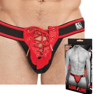 Jockstrap Male Bondage Underwear Red L/XL