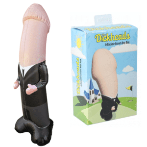 The Dickheads Groom Bop Bag Flesh Funny Gifts & Bachelorette Party Supply