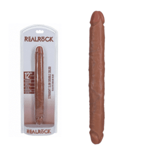 Realistic Dong 12-inch Double-Ended Dildo - Tan