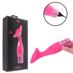 Royal Gems Duchess 10 Speed Silicone Rechargeable Clitoral Vibrator - Pink