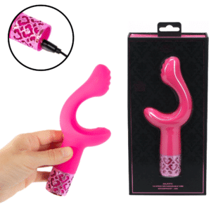 Silicone Rechargeable G-Spot Vibrator - Pink