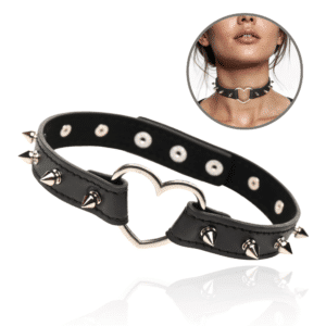 Fashionable Kink Sex Collar - Black