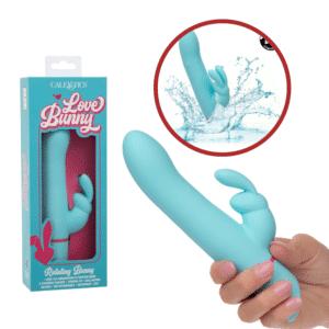 Gyrating and Vibrating Rabbit Vibrator Blue