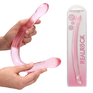 17-Inch Dong Double-Ended Dildo Pink