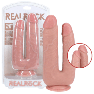 7/8-inch Strap-on Compatible Suction Cup Dildo – Flesh