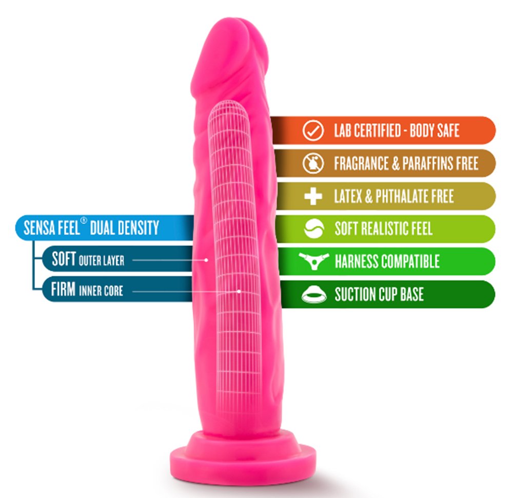 Neo Dual Density Realistic Suction Cup Dildo