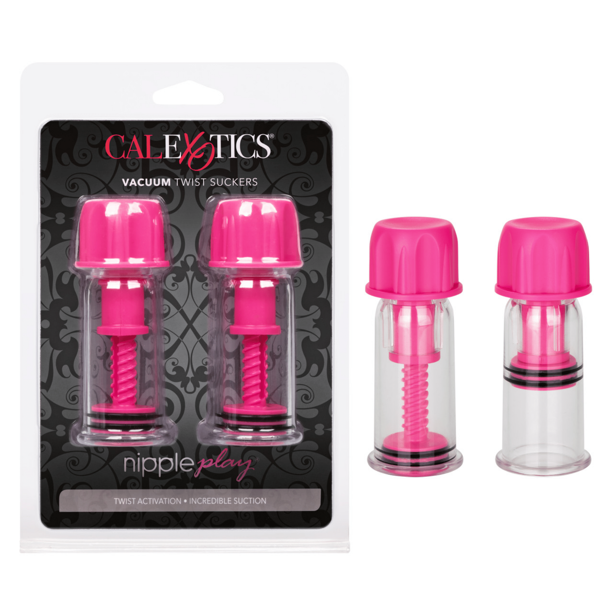 Nipple Play Vacuum Twist Suckers Pump Easy-To-Use Waterproof 