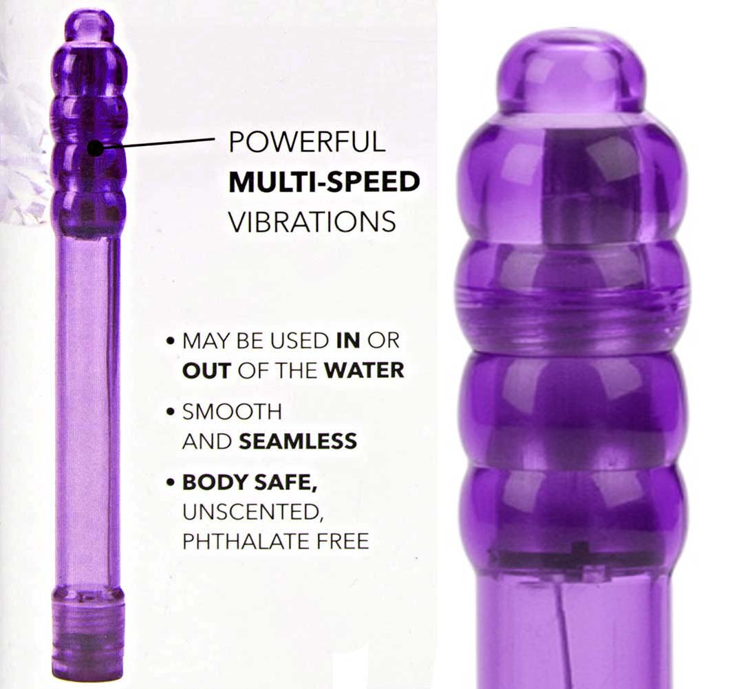 Slender Sensations Traditional Vibrator Massager Waterproof 5.5 Inch 