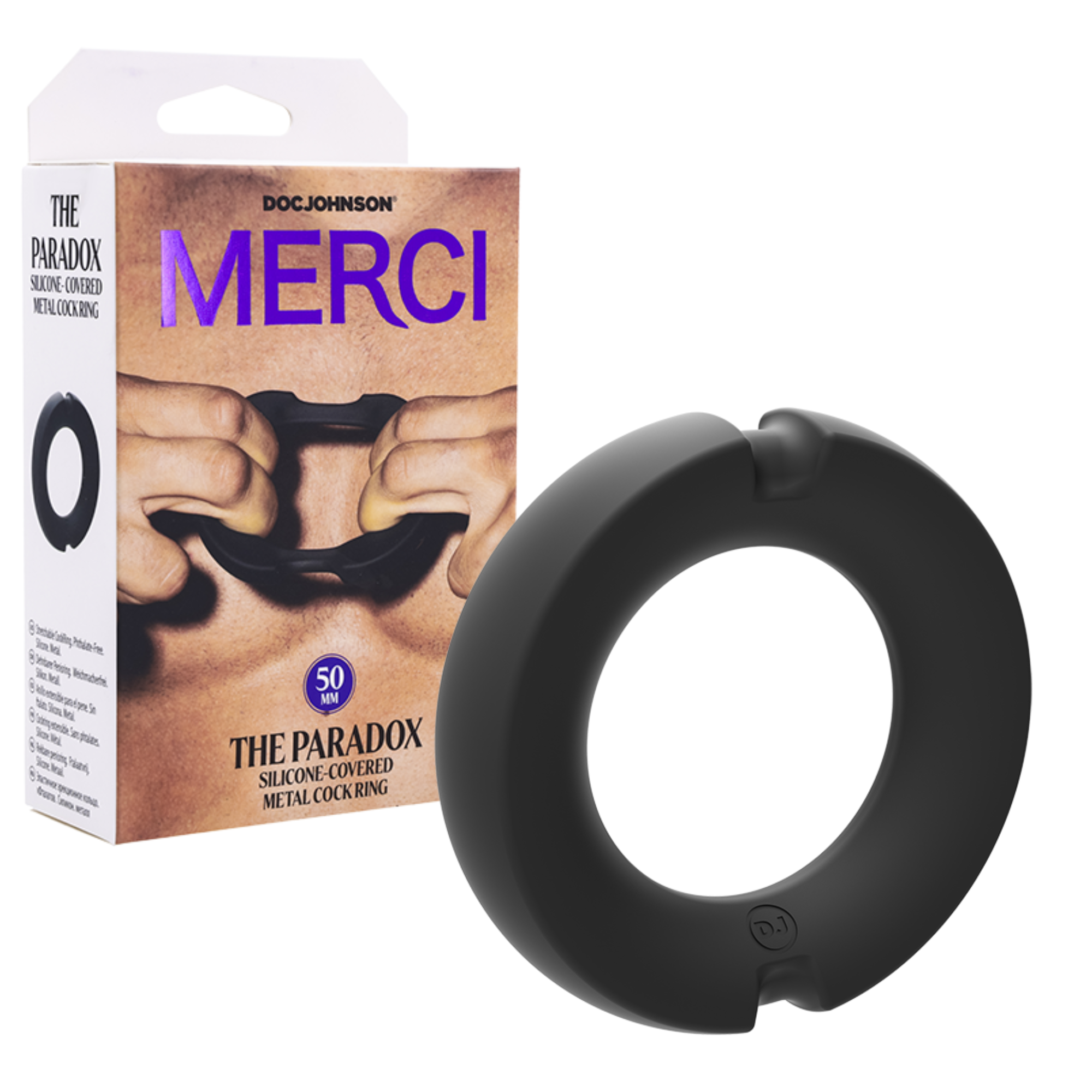 Merci The Paradox Delays Ejaculation Silicone Non-Vibrating Penis Ring