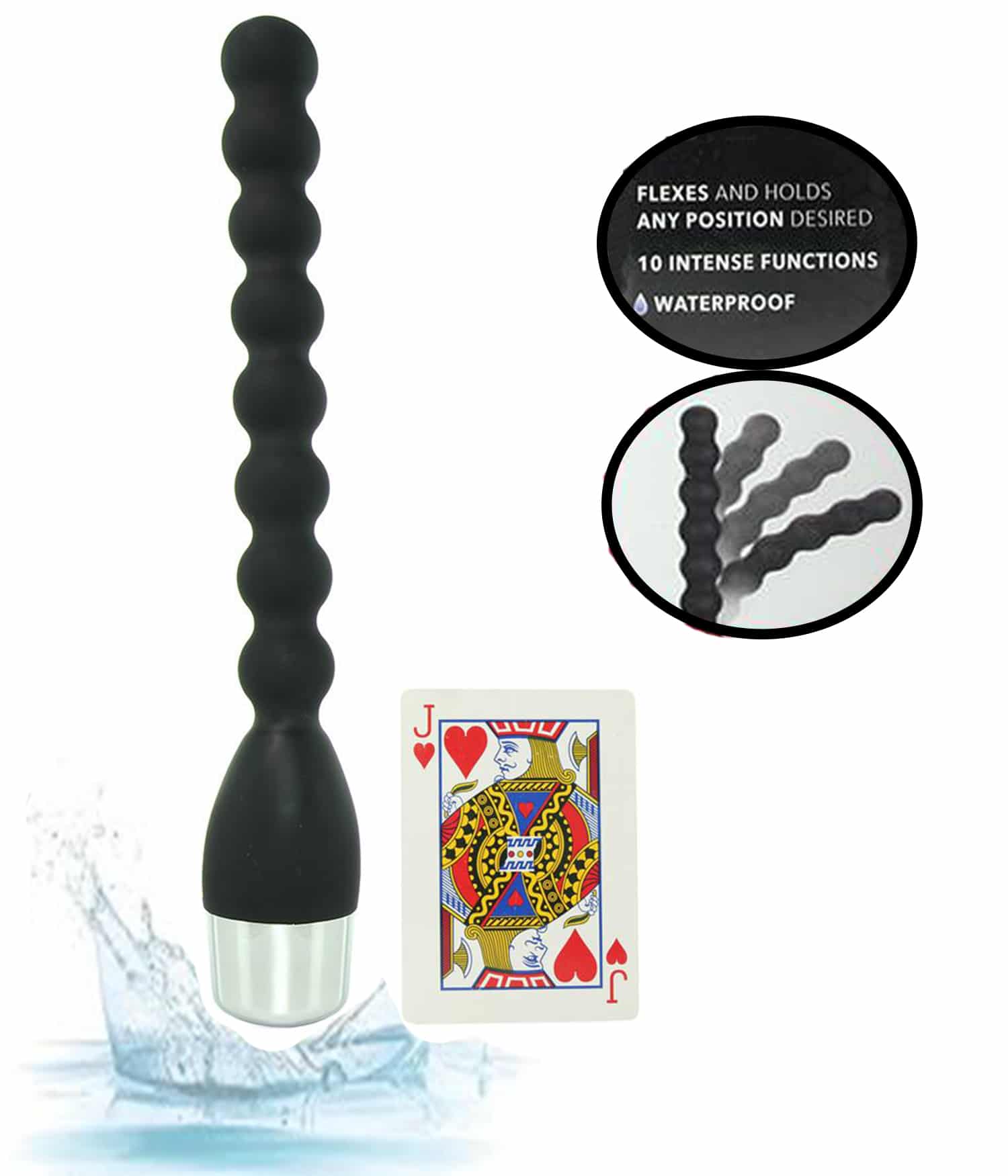 Multi speed Anal Vibrator Deep Anal Play Butt Plug Vibe Vibrating Sex Toy