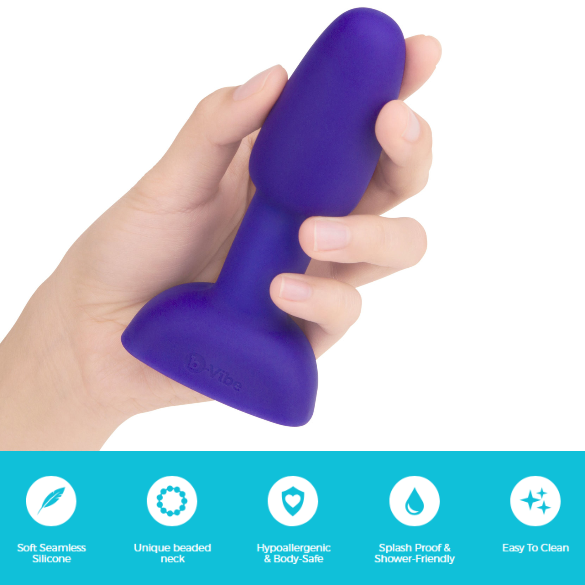 B Vibe Rimming Petite Anal Toy Powerful Vibrating Butt Plug With Remote Control