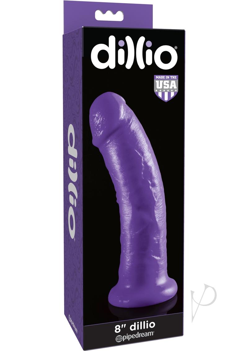 Dillio Realistic Veiny 8-inch Strap On Dildo With Powerful Suction Cup