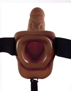 Vibrating Hollow Strap On Harness Kit With Balls 9 Inch Fetish Fantasy Series