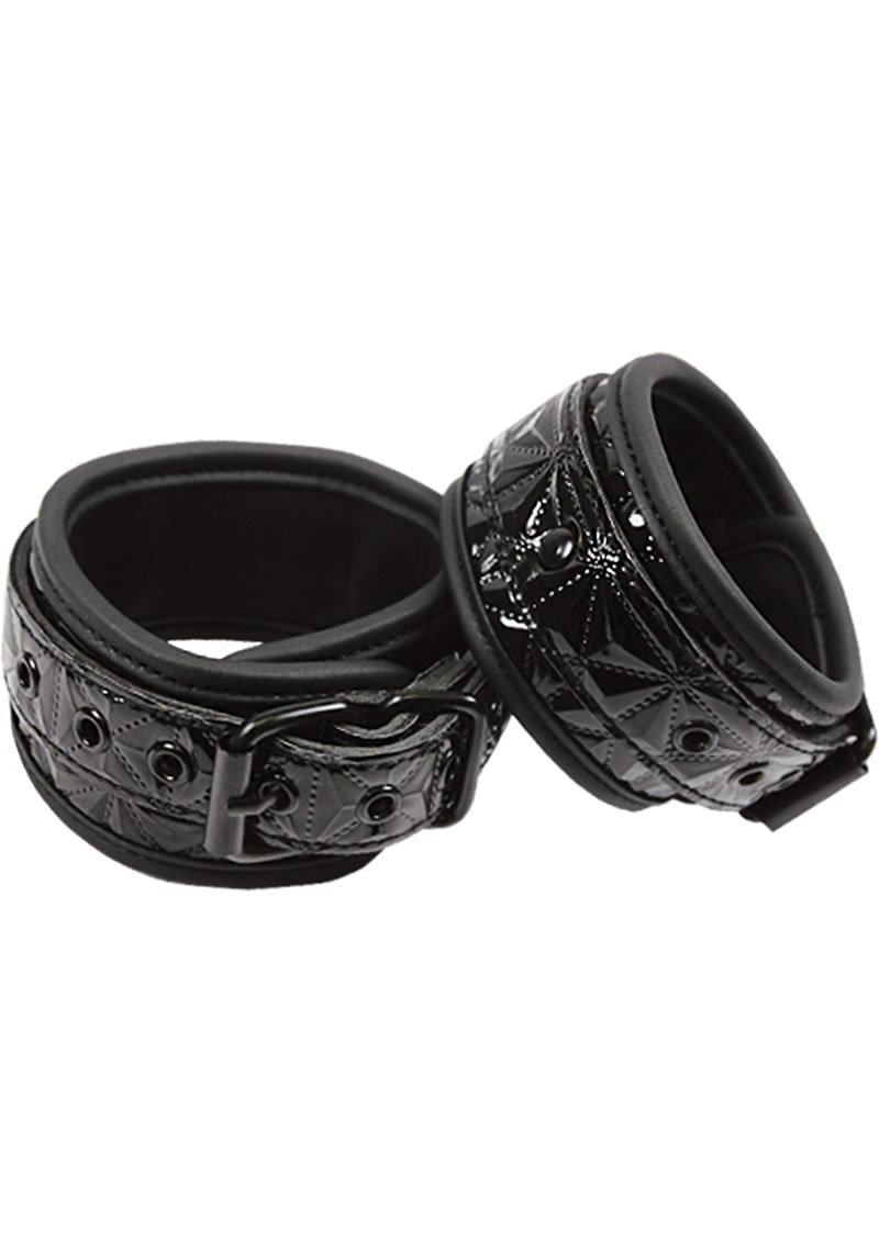 Sinful Vinyl  Adjustable Ankle Cuffs
