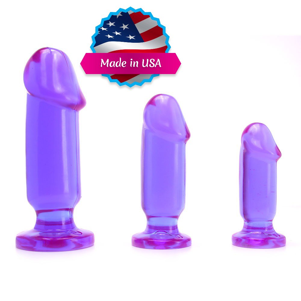 Crystal Jellies Anal Starter Kit Butt Plugs For Beginners