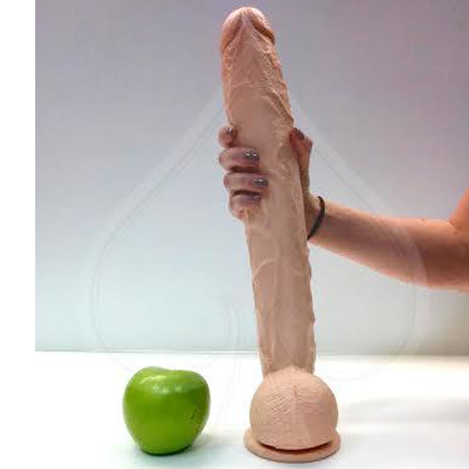 Dick Rambone Realistic Big Dildo With Suction Cup 18 Inches 