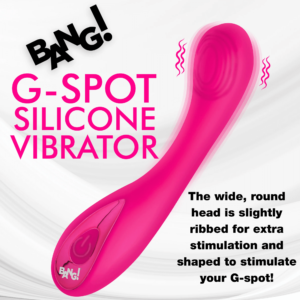 BANG! Waterproof and Rechargeable Flexible G-Spot Silicone Vibrator