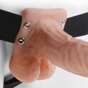 Hollow Strap On Harness Kit With Balls 7 Inch Fetish Fantasy Series