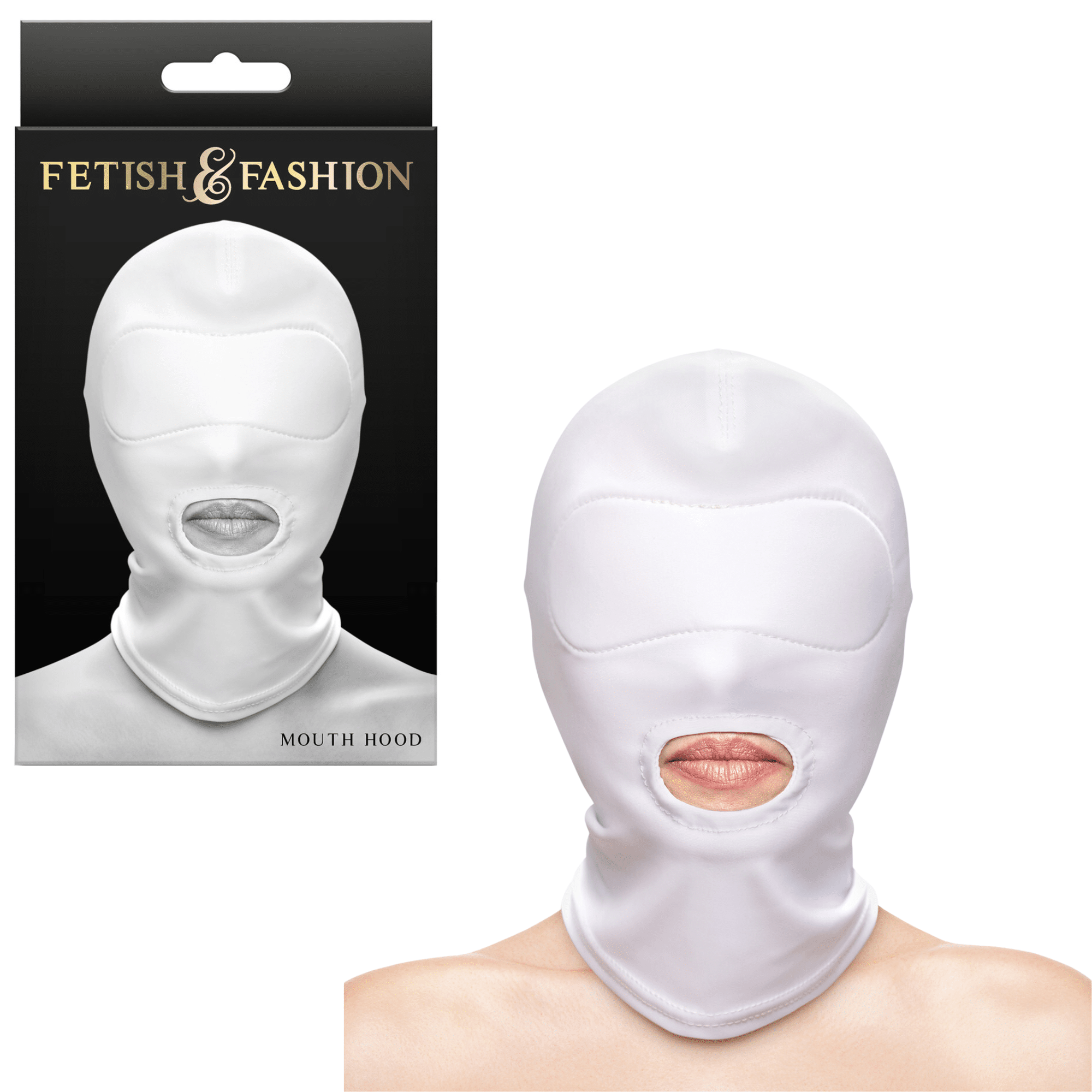 Fetish & Fashion Bondage Gear Mouth Sexy Sex Hood By NS Novelties