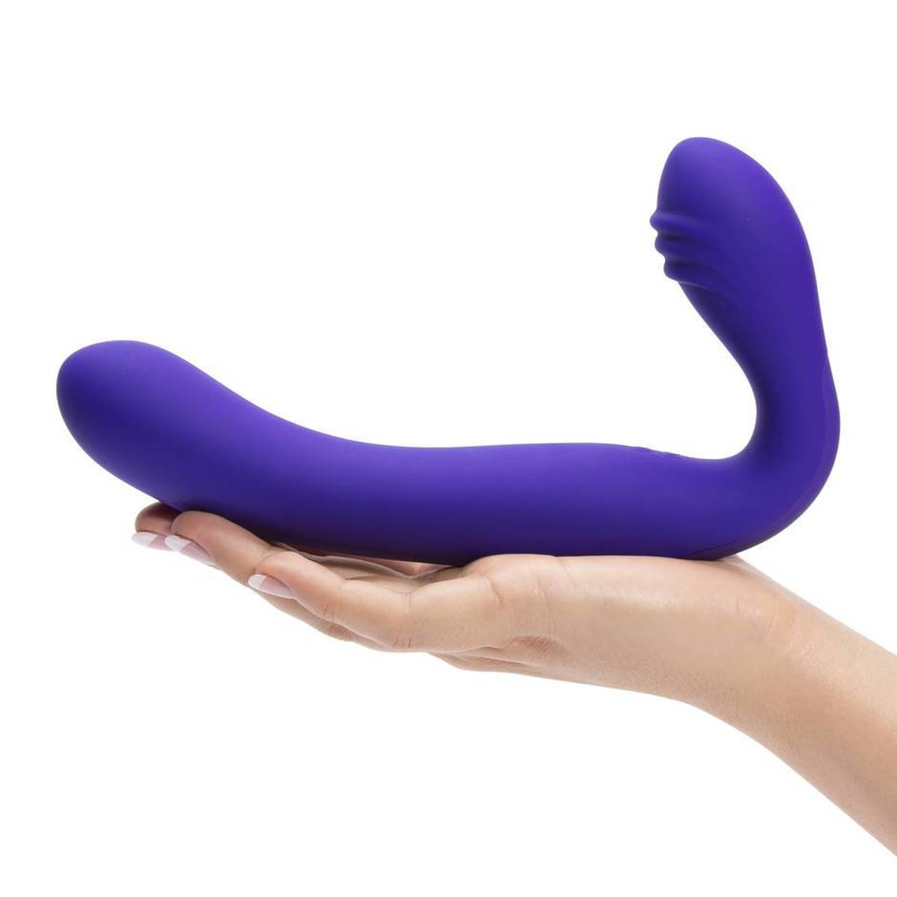 Love Rider Rechargeable Silicone Vibrating Strapless Strap On