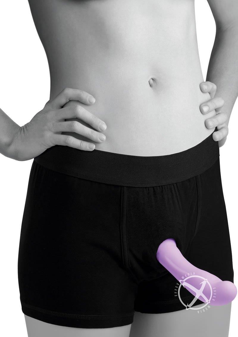 Strap U Mod Active Style Strap On Harness And Built In O-Ring Black And Pink