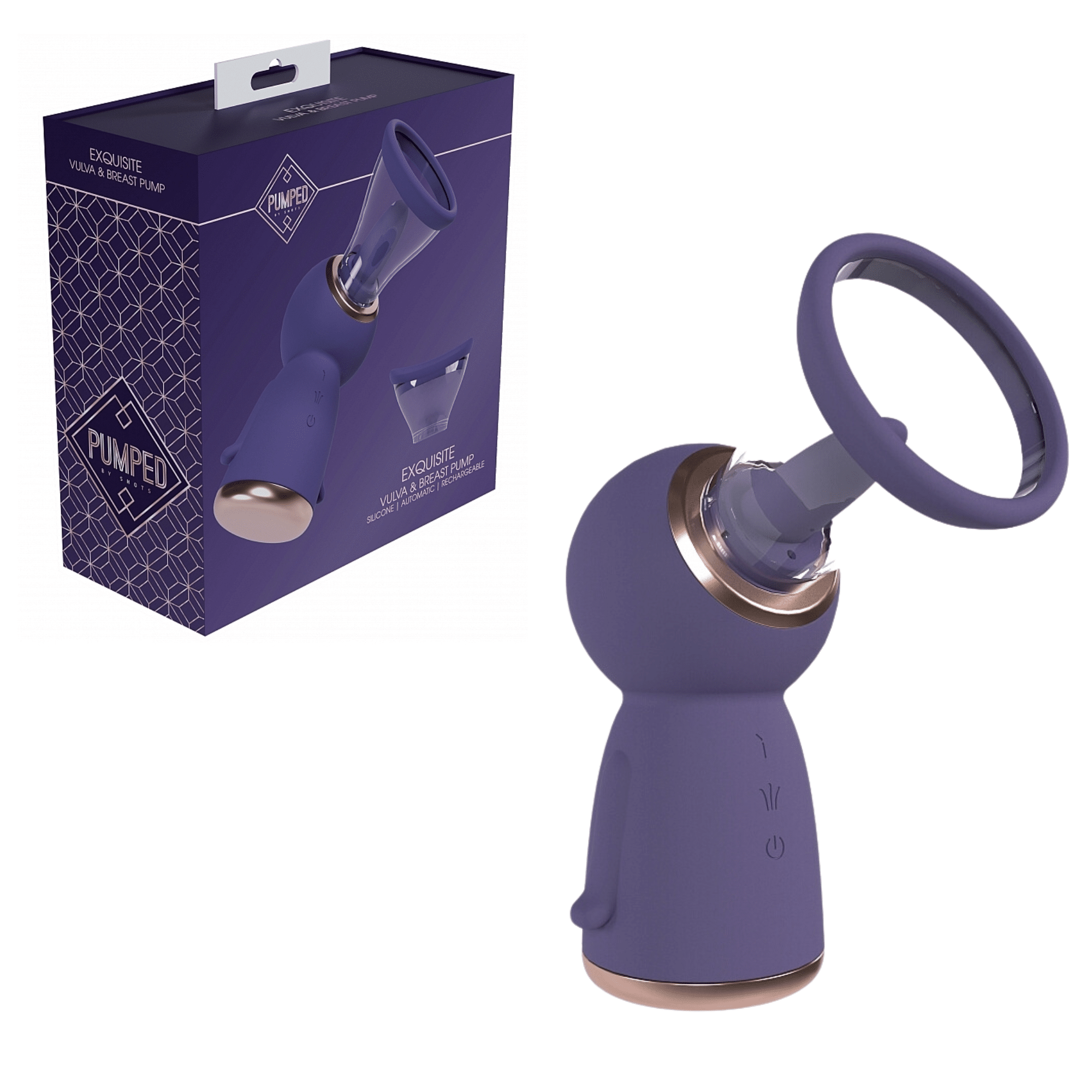 Pumped Exquisite Automatic 13-Speed Rechargeable Vulva & Breast Pump