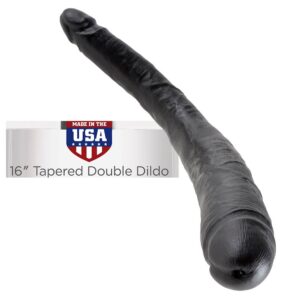 King Cock Tapered Realistic Double Ended Dildo 16 Inch