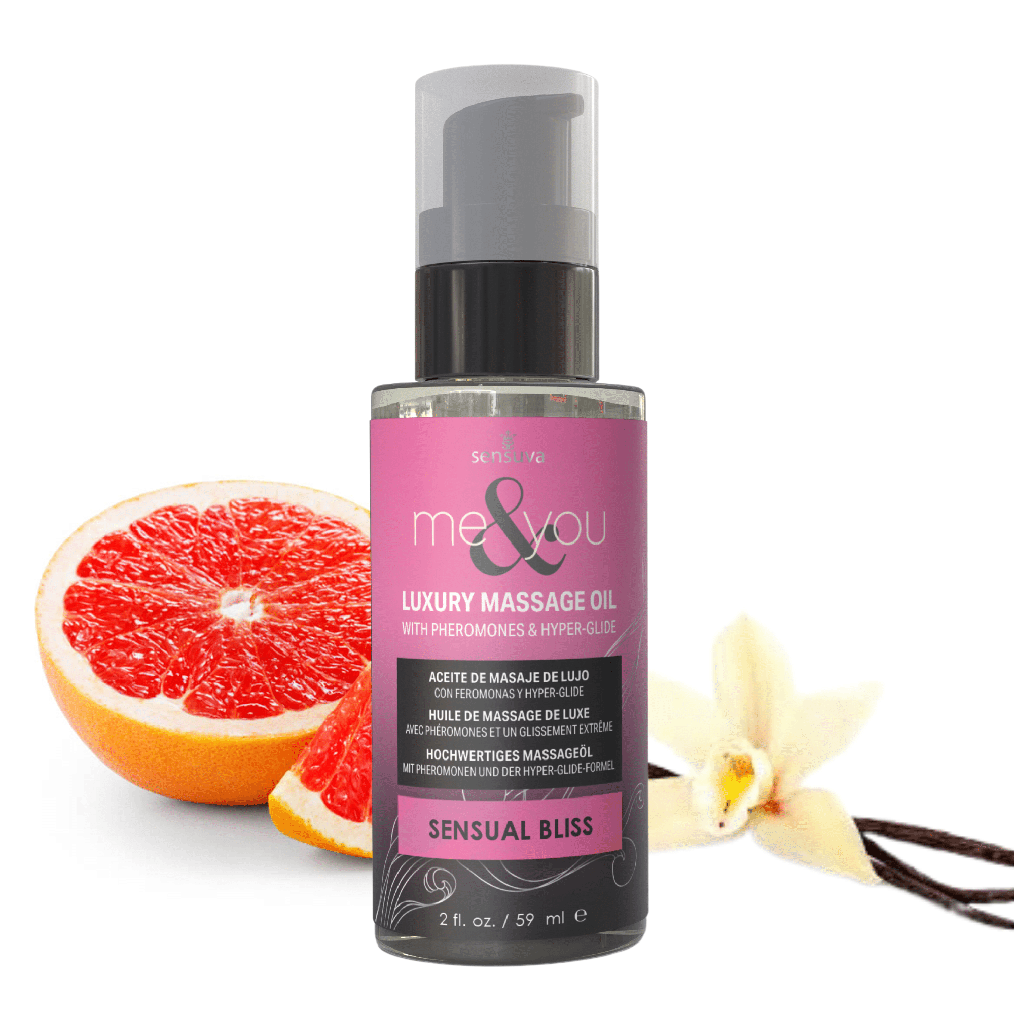 Me & You Gender-friendly Luxury Massage Oil With Pheromones & Hyper-Glide