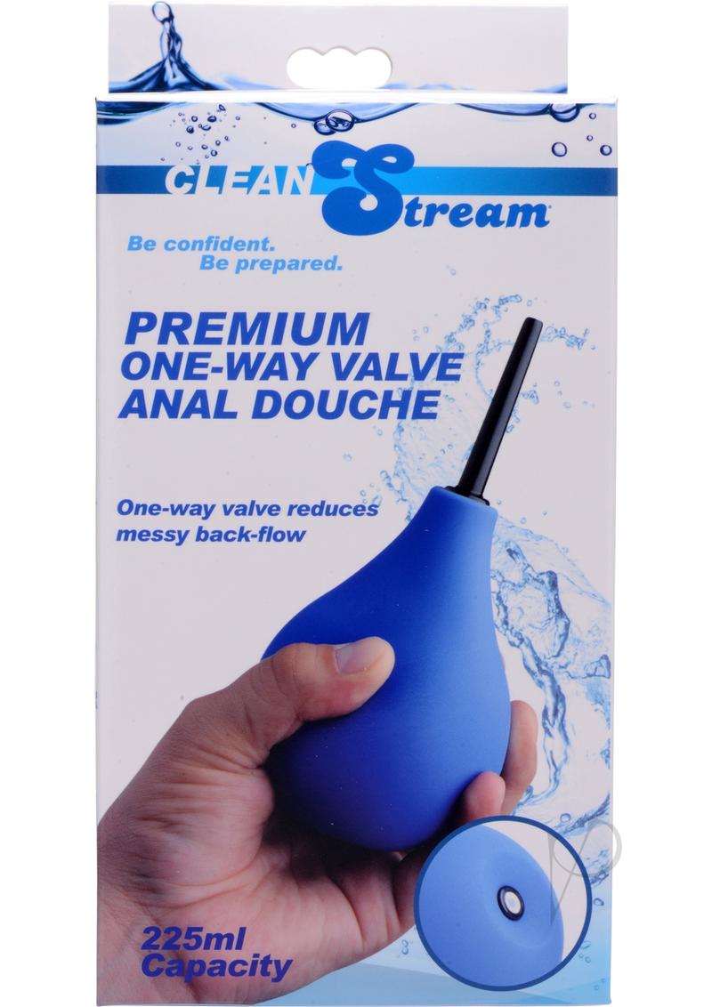 Premium One Way Anal Preparation Valve BlueClean Stream