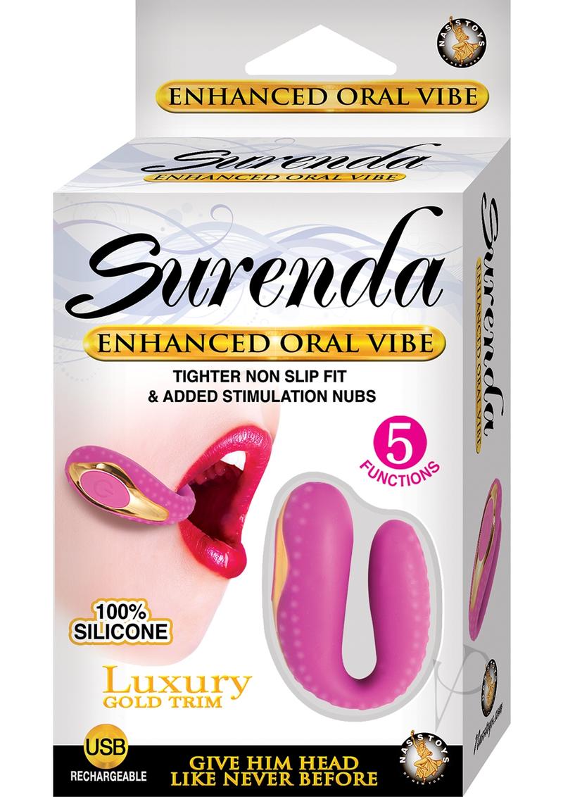 Surenda Enhanced Silicone Oral Sex Vibrator Waterproof 