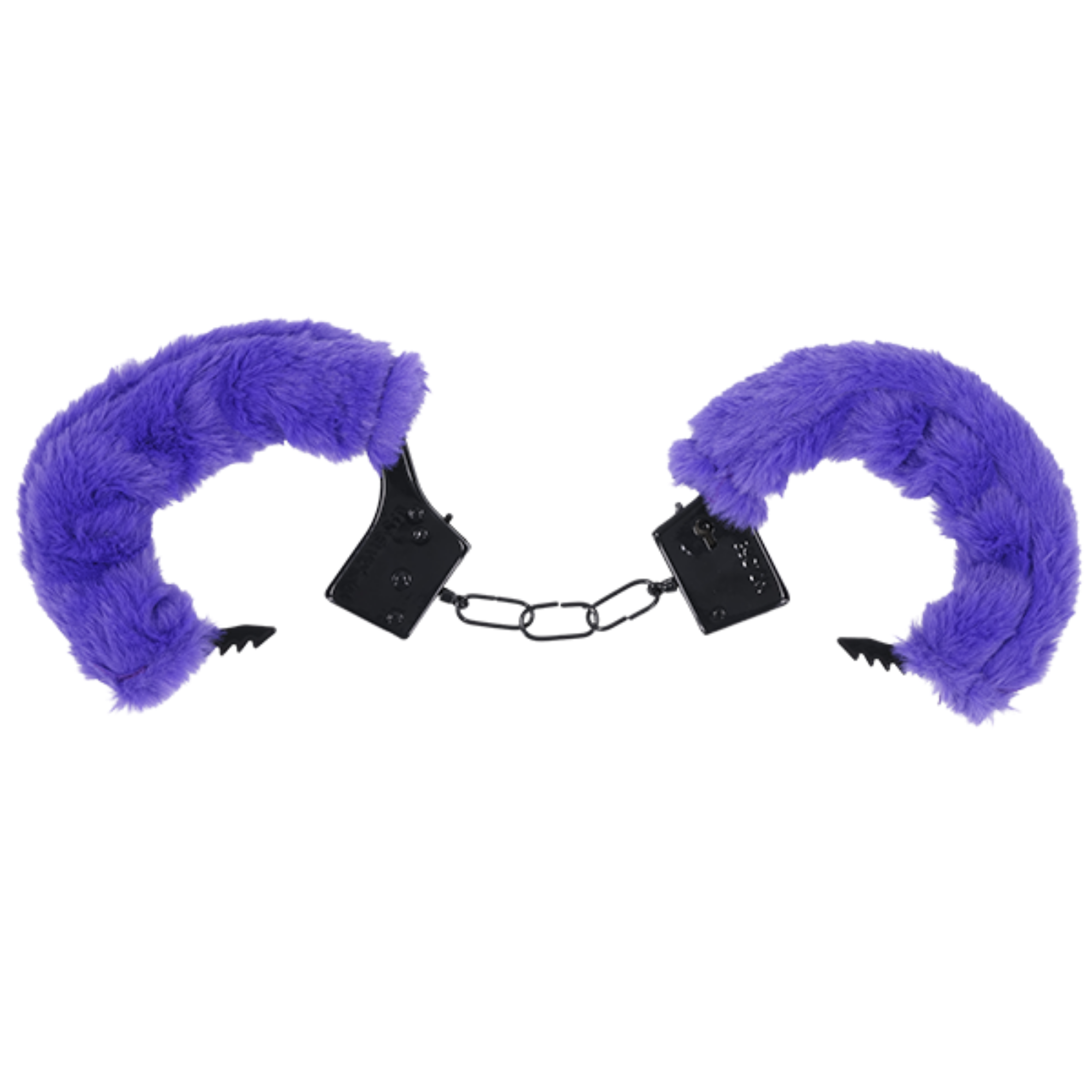 Merci Fluff BDSM Play Bondage Gear Metal Faux Fur Wrists Handcuffs