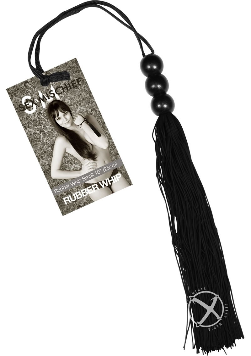 Sex And Mischief Small Rubber Flogger 