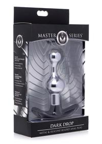 Ms Dark Drop Metal and Silicone Butt Plug