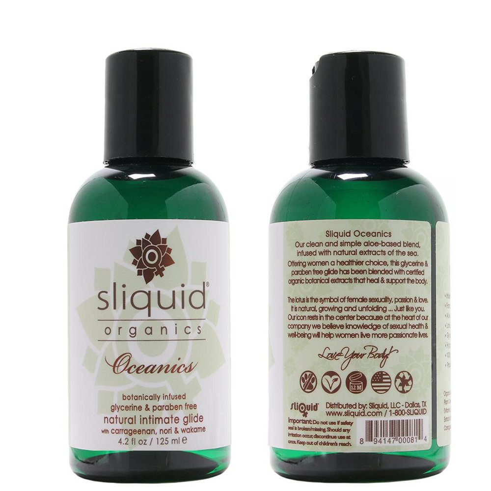 Sliquid Oceanics Botanically Infused Water Based Lubricant 