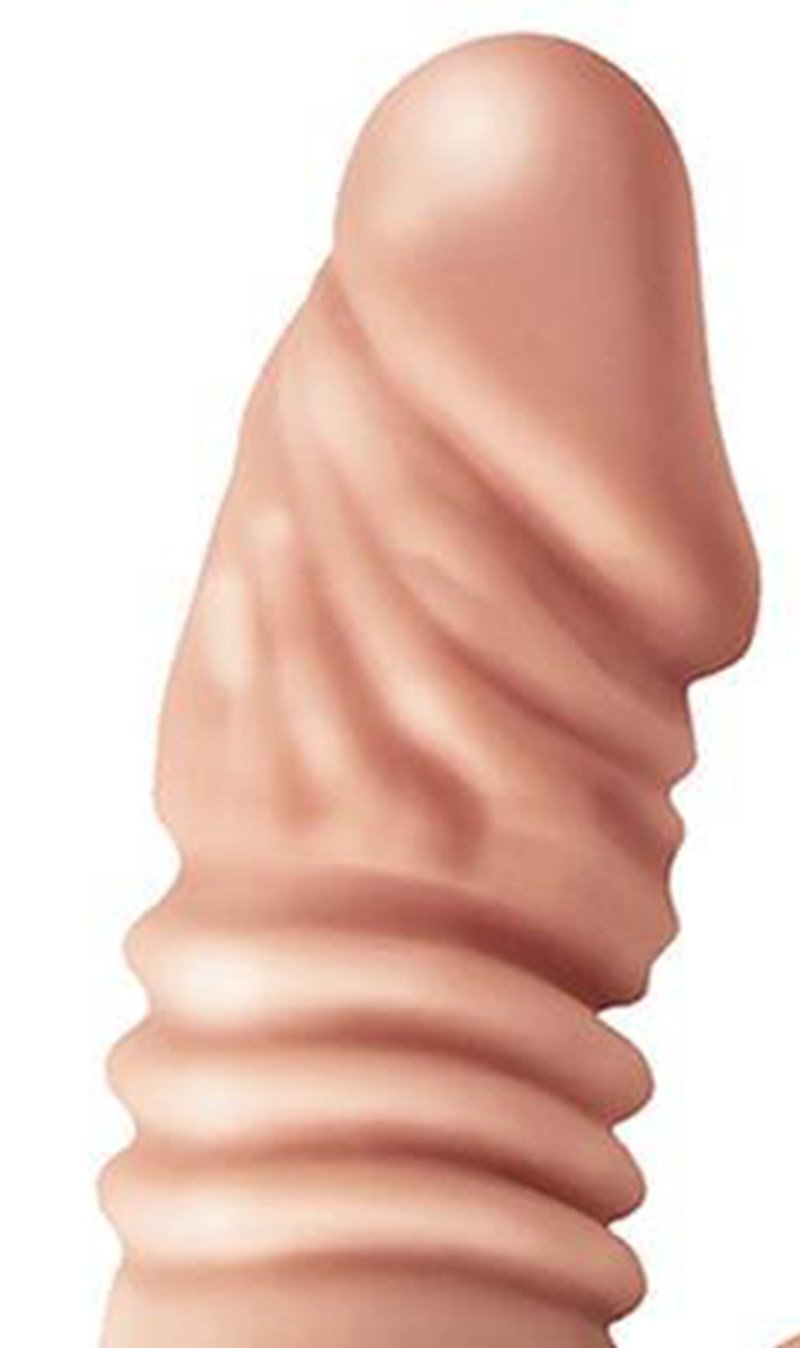 Natural Realskin Hot Cock Rabbit Vibrator USB Rechargeable Silicone