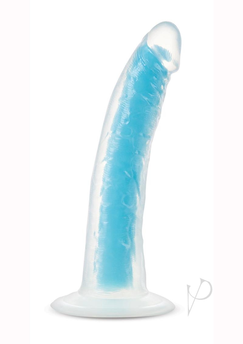 Neo Elite Glow in the Dark Cock with Suction Cup Silicone Dildo