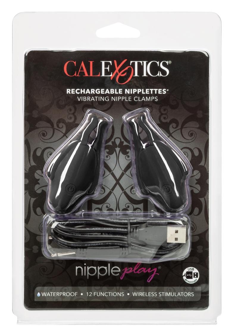 Nipply Play Rechargeable Nipplettes Vibrating Nipple Stimulator