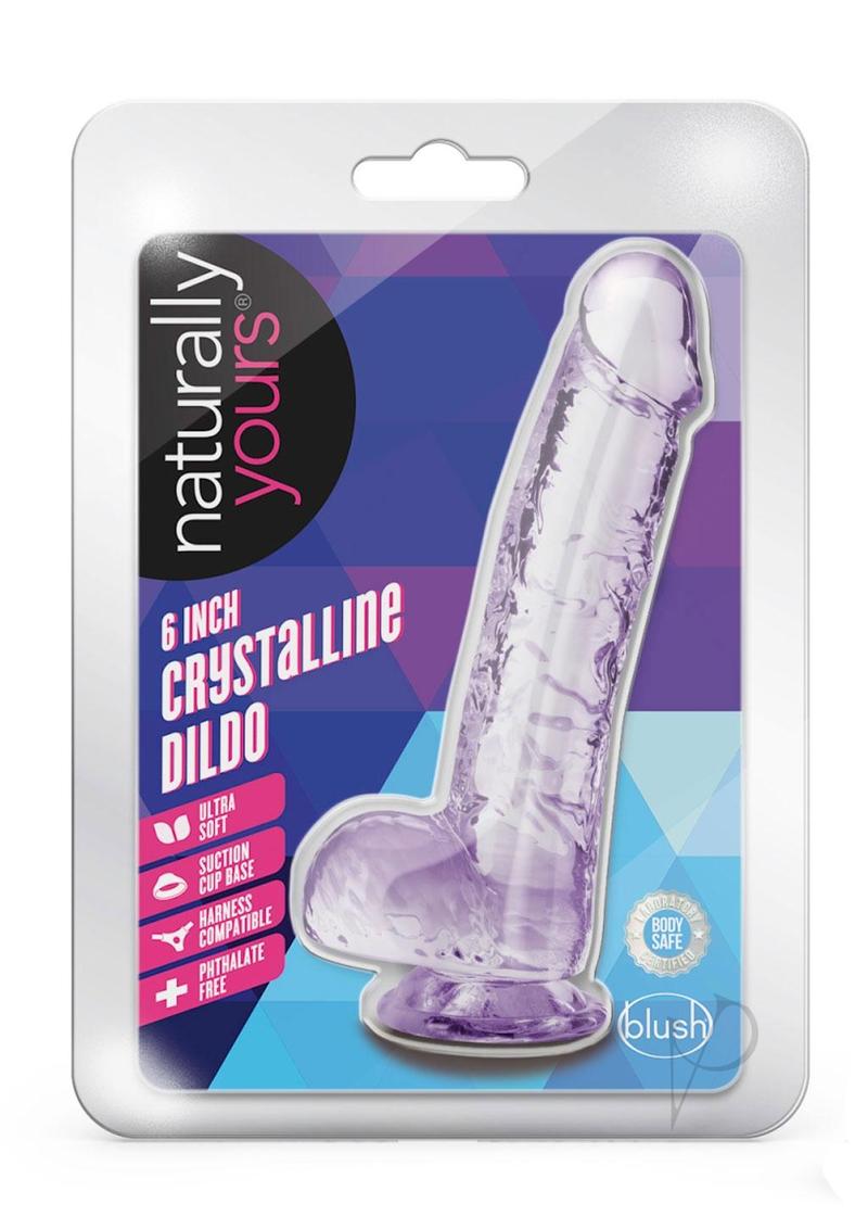 Naturally Yours Crystalline 6 Pegging Dildo