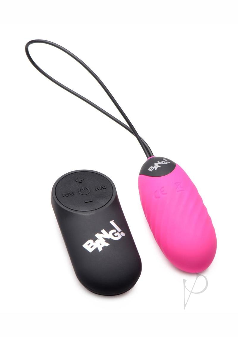 Bang 28X Swirl Silicone Vibrator Egg