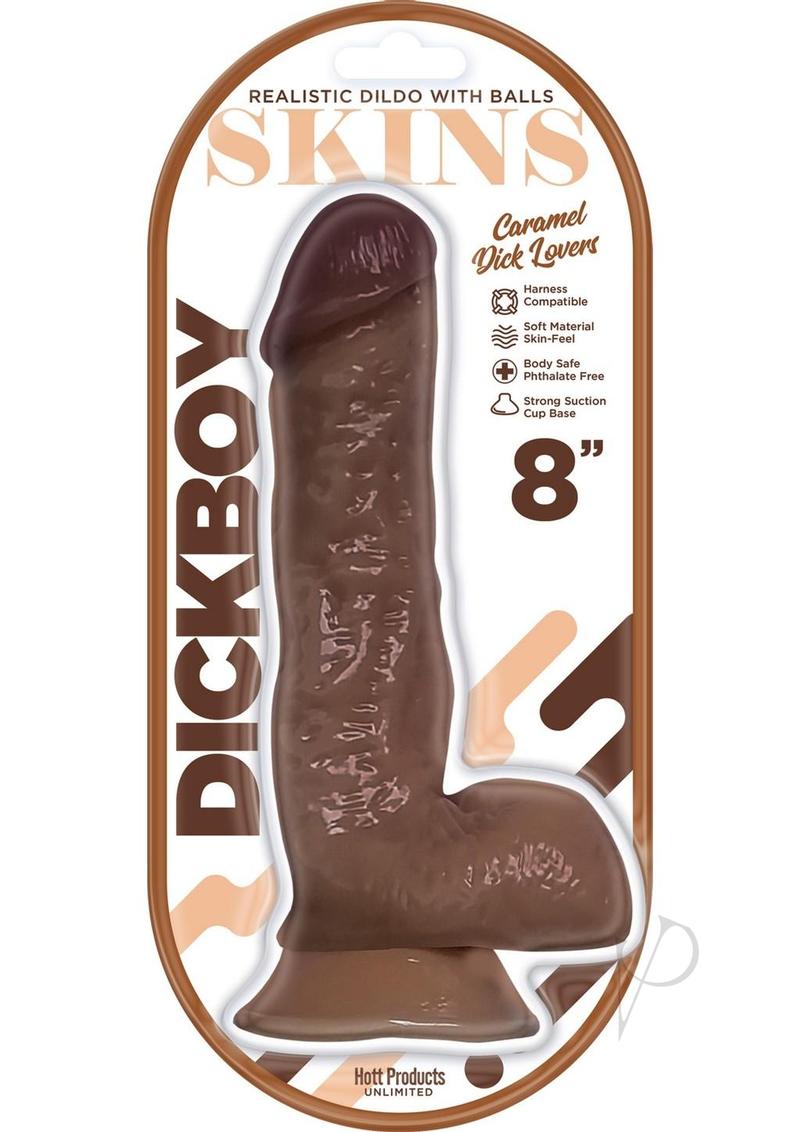 Dick Boy SKINS 8 inches Suction Cup Dildo