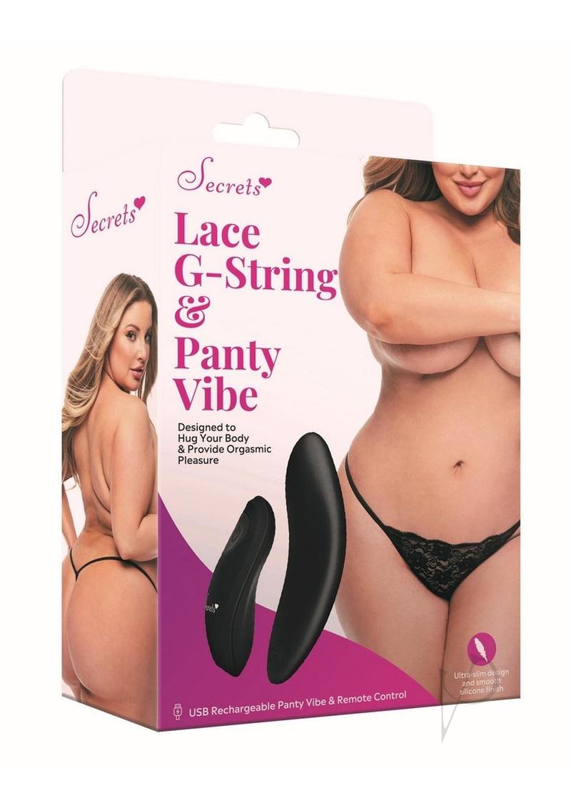Sk Lace Gstring Panty Vibe Remote Controlled Vibrator