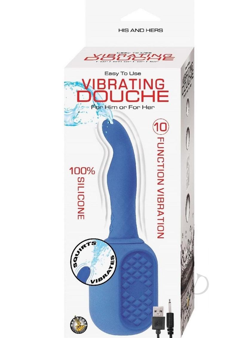 Vibrating Douche Silicone Anal Preparation