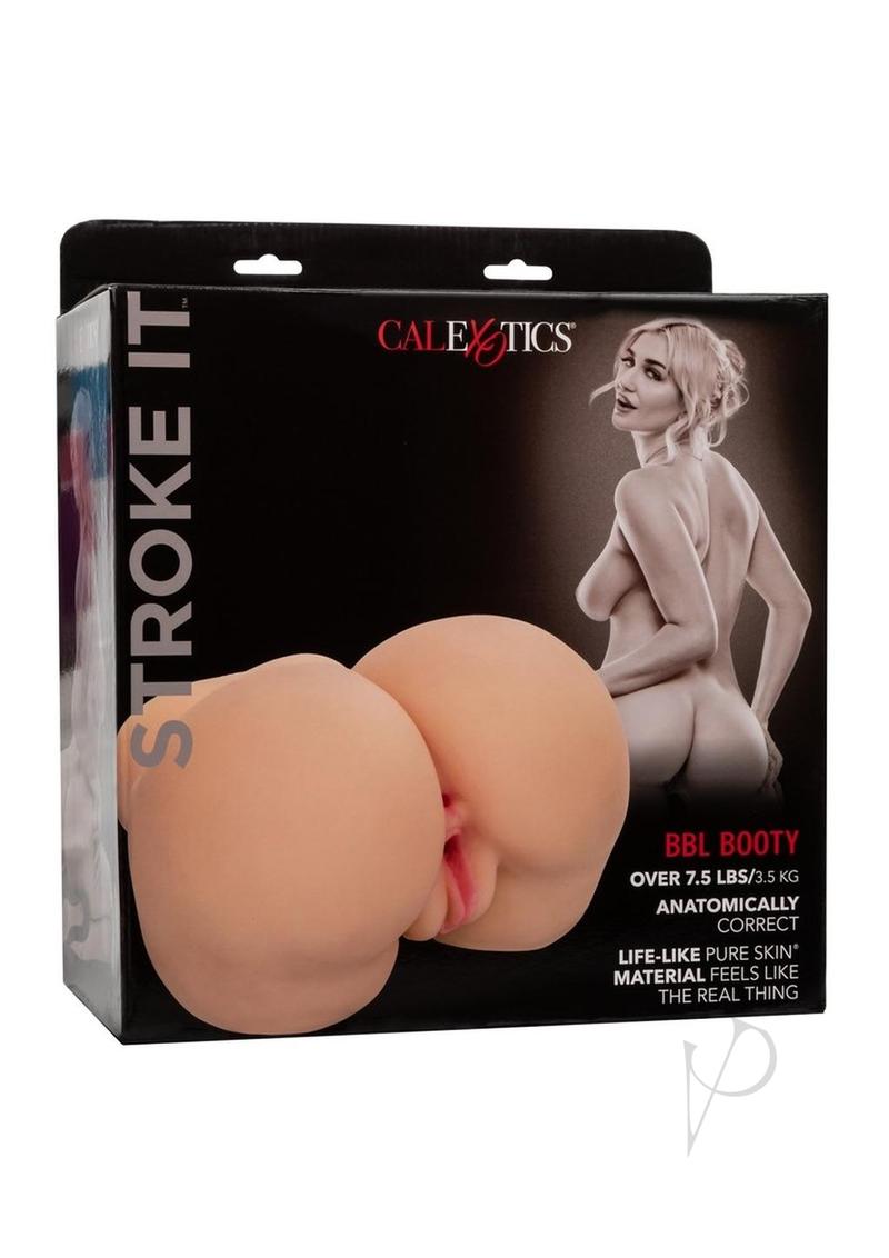 Stroke It BBL Booty Light Heavy-duty Dual Entry Lifelike Double Masturbator