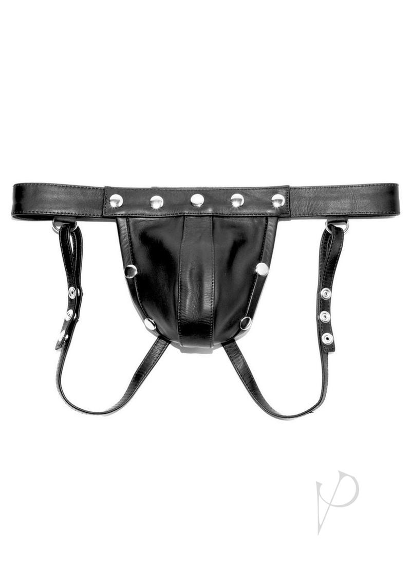 Prowler Red Bondage Gear Detachable Jock Strap Leather Harness For Men