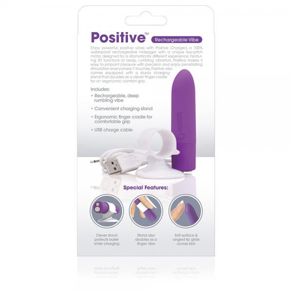 Screaming O Charged Positive Rechargeable Finger Vibrator Waterproof