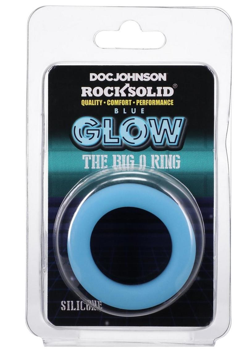 Rock Solid Glow-in-the-Dark Big Durable Unscented Silicone Non-Vibrating Penis Ring