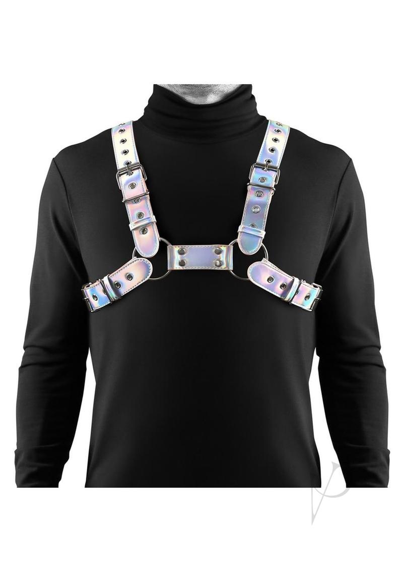 Cosmo Harness Rogue Rainbow Bondage Harness for Men