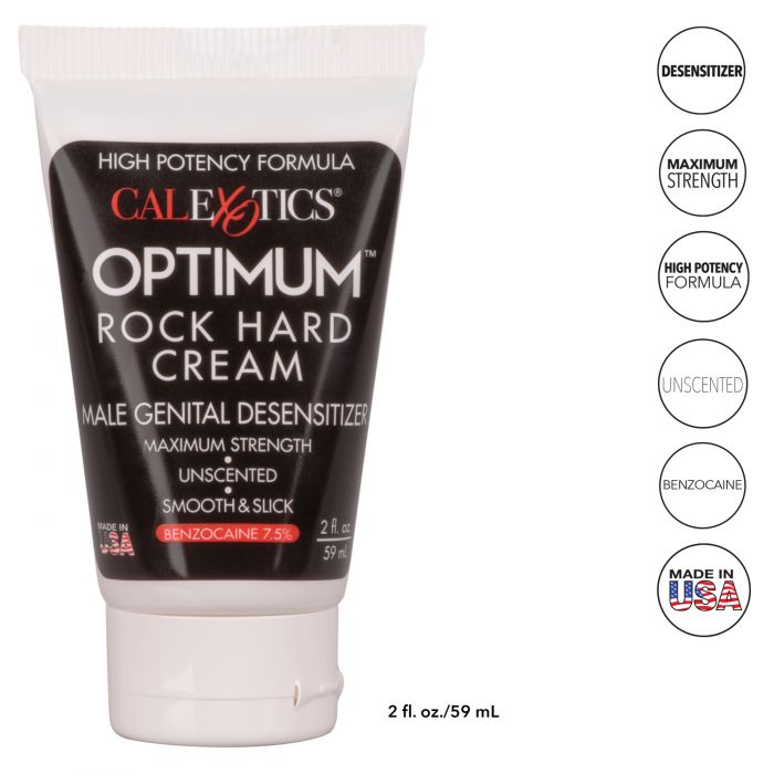 Optimum Rock Hard Desensitizing Cream - Maximum Strength